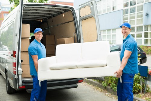 Man with van service helping with a local move in Edgware
