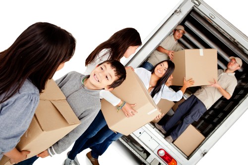 Removal team planning a house move in Edgware