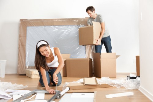Removal team planning a local move in Edgware