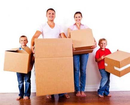 Office relocation planning in Edgware with business furniture and equipment ready for transport
