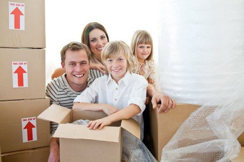 Safe, professional man and van service with secured load and clear workspace