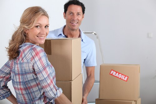 Furniture and boxes loaded safely for a small move in Edgware
